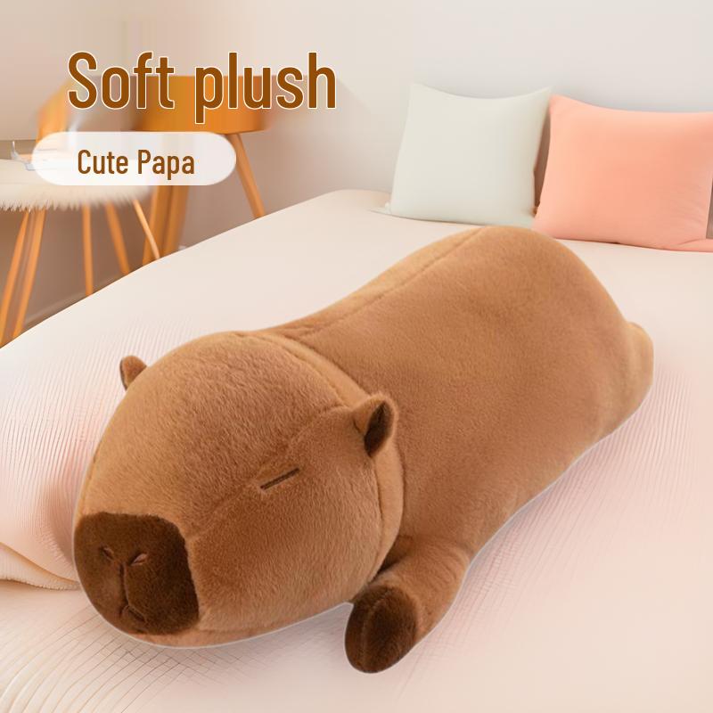 

Capybara Plush Toy - Adorably Quirky Stuffed Animal and Gift Pillow 50cm-0.33kg