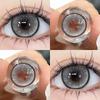 Eyeshare Purple Contact Lenses for Cosmetic Eyes Beautiful Fashion Gray Brown Pupil Lenses