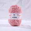 50g Single Strand Coral Fleece Coarse Yarn,Long Fleece Half Flannel,DIY Knitted Sweaters Scarves,Blankets,Soft Comfortable Yarn