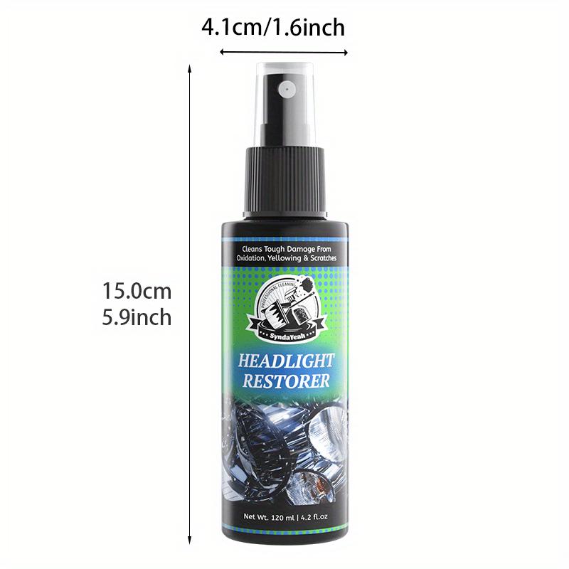 Scheinwerfer-Restaurations-Set Spray Auto Scheinwerfer Reparatur Politur Reiniger Stelle trübe vergilbte Linse wieder klar