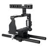 Andoer Professional Video Cage Rig Kit Film Making System W  15mm Rod Accessory Replacement for Sony A6000 A6300 A6500