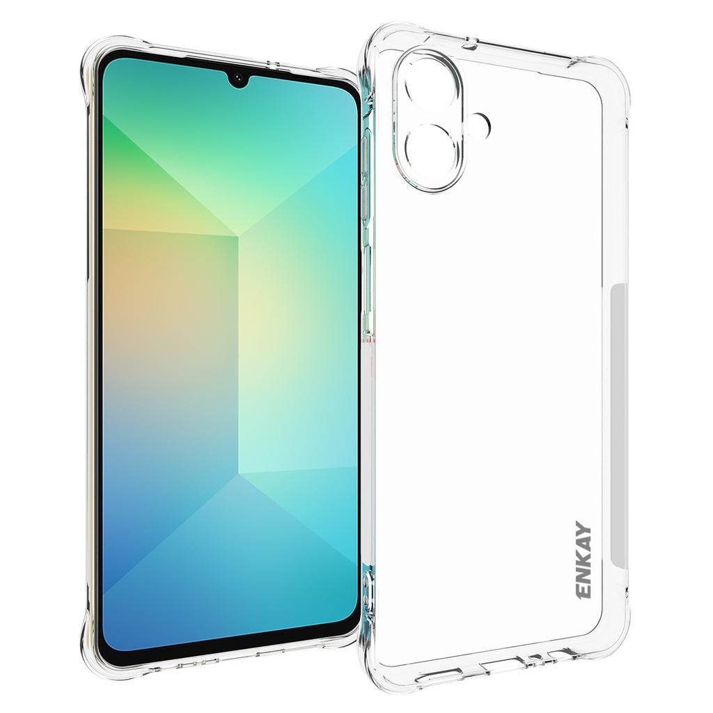 For Samsung Galaxy A07 4G Clear Phone Case ENKAY HAT PRINCE Shockproof Anti-slip TPU Cover