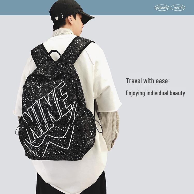 Sac à dos tendance et léger à motif d'étoiles pour les collégiens et lycéens