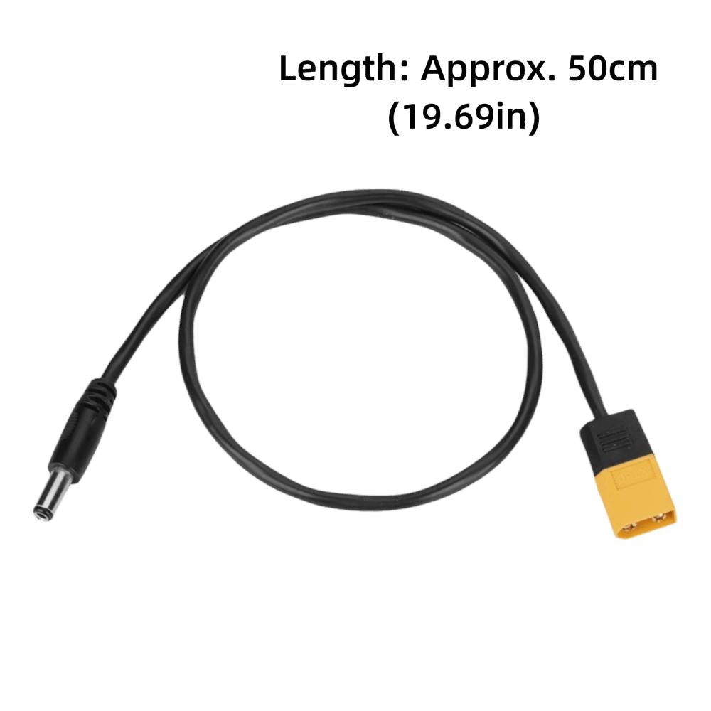 Male to Male Adapter Cable XT60 To DC5525 Cable DC5525 Power Cable Adapter Connection