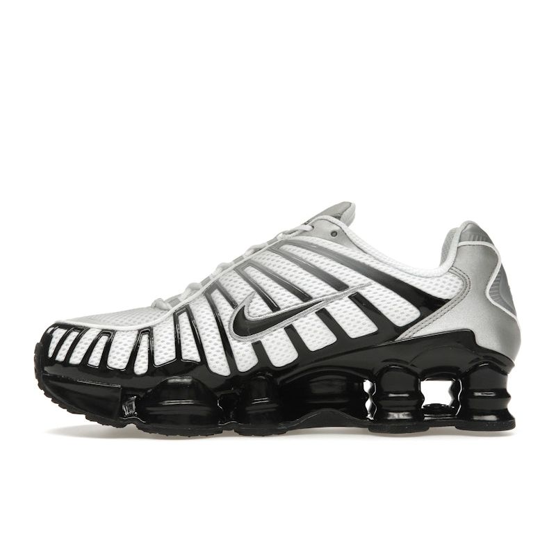 Nike Shox TL Unisex Metallic Silver White Wolf Grey Black HQ4049-001