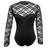 Women Lingerie  Bodysuit Sleepwear Nightwear Sheer Mesh Leotard