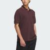 adidas Wuji Serie Poloshirt mit Kragenbesatz Herren Tops Dunkelgrau Braun IP4915