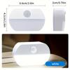 3-Piece Matte LED Smart Sensor Night Light, Motion Sensor, Battery Powered, Free Standing or Wall Mountable