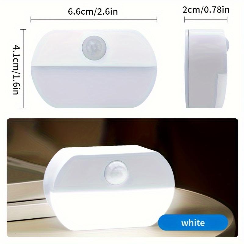3-Piece Matte LED Smart Sensor Night Light, Motion Sensor, Battery Powered, Free Standing or Wall Mountable