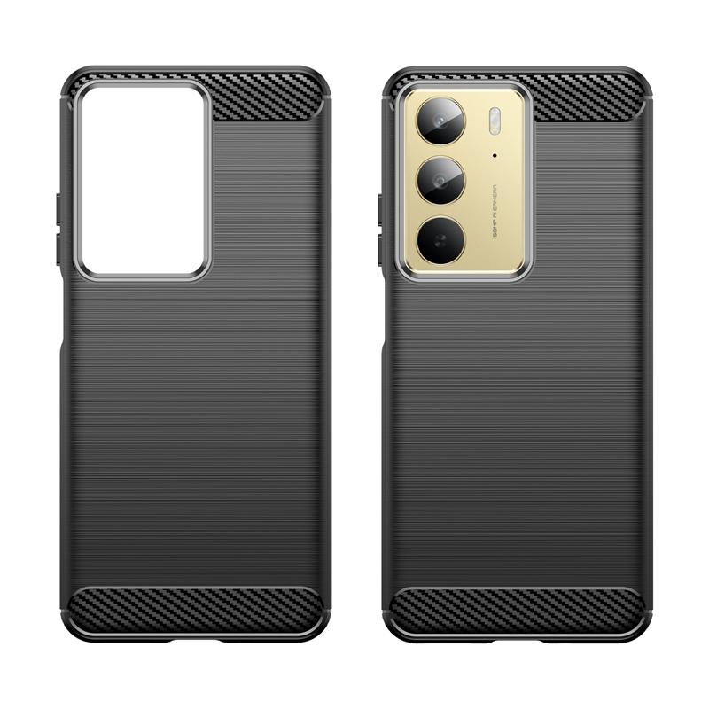 For Realme 14X Case Cover OPPO Realme 14X Capas New Carbon Fiber Phone Bumper Back Armor Shockproof Soft TPU Fundas Realme 14X