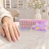 150PCS Nail Stickers, French Style Nail Polish Set, Versatile Multi-Sized Full Cover Smooth DIY Manicure, for Women Girls