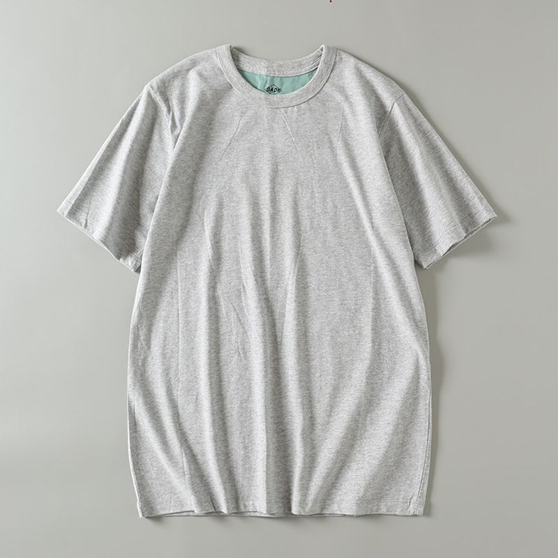 Heavy Foreign Trade Export Tail Goods Cotton Washed Short Sleeve