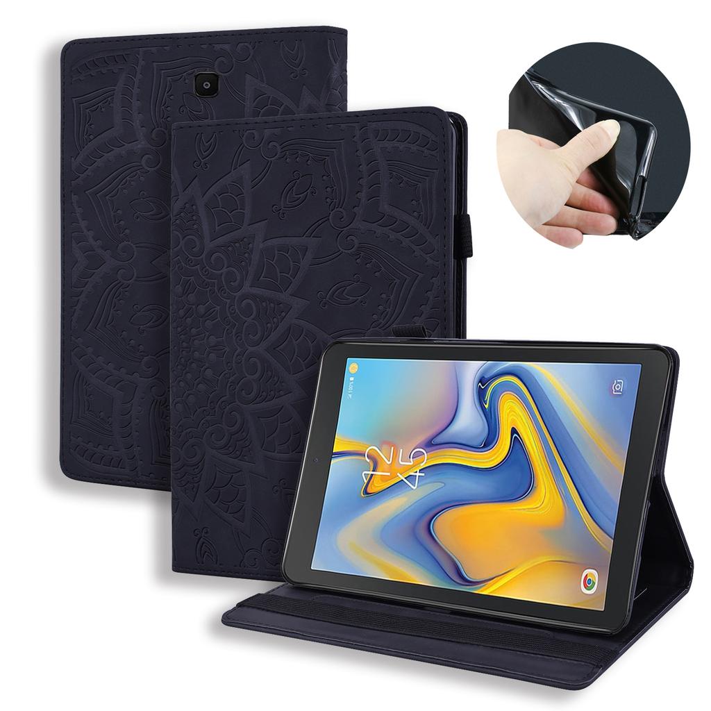 Tablet Case for Samsung Galaxy Tab A 8.0 2018 Case T387 SM-T387V SM-T387W SM-T387 For Galaxy Tab A 8.0 Embossed Skin Caqa + Gift