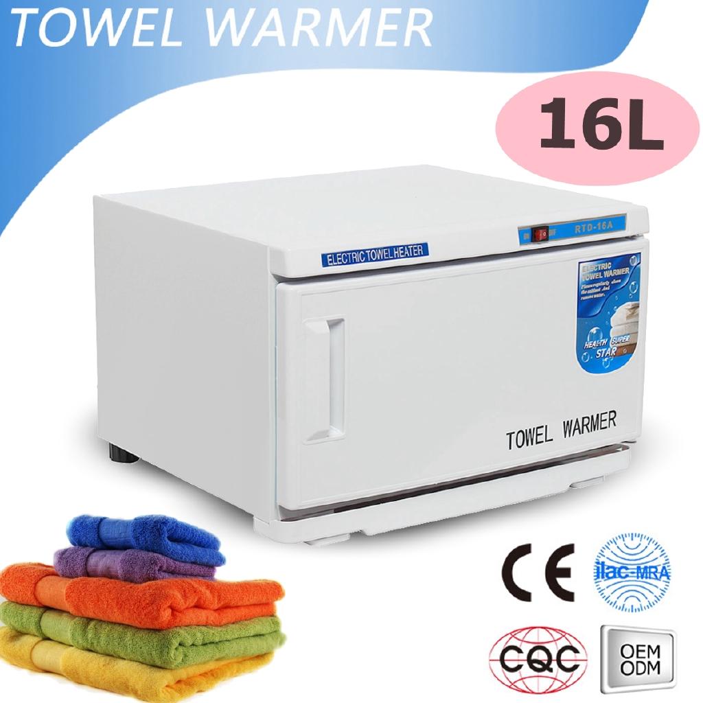 UV Hot Sterilizer Disinfection Towel Warmer Cabinet Salon Facial Beauty New 16L