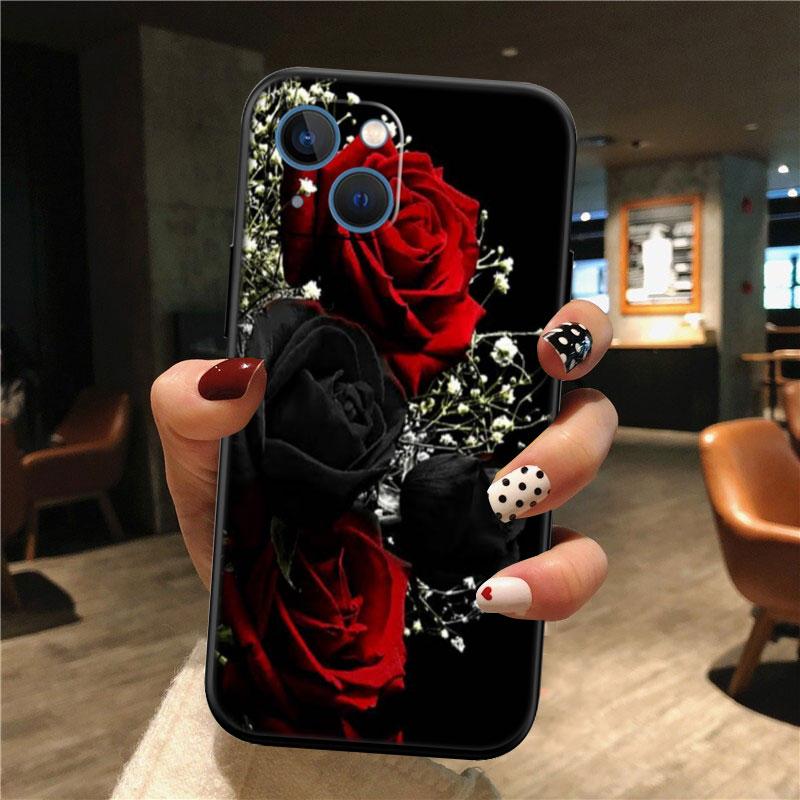 IK13 Beautiful Roses Flower Case for Samsung M06 M15 M16 M35 M55 M56 A36 A42 A50 A50S A51 A52 A32 A33 A05 A05S A06 A16 A20
