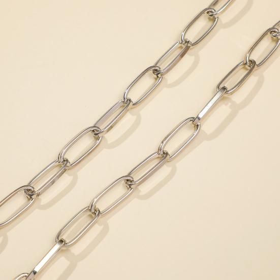 Kreativní nastavitelný řetízek ze slitiny Umělá perlová brož Pin Dámský náhrdelník Šperky