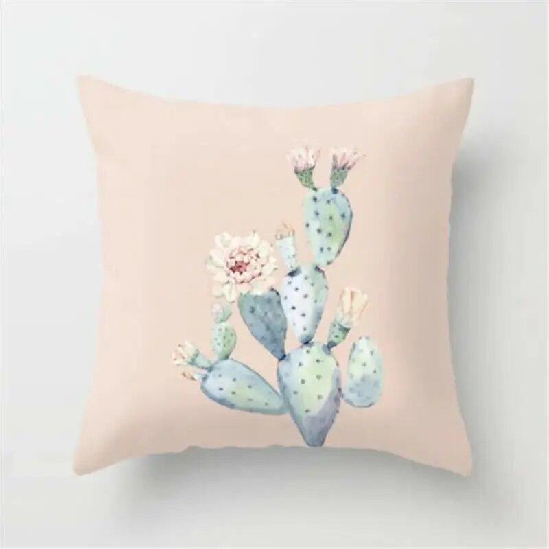Classic Floral Unique Pillowcase Sofa Bed Home Decor Throw Cotton Car Chair Beautiful Linen Delicate