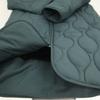 Shiz Madam Women S Water Droplet Quilted Mink Fur Hood Long Coat J31763