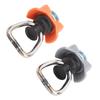 Single Stud L Track Fitting with D Ring 1333lb Capacity Spring Loaded L Track Rail Tie Down Fitting for Van Pickup Truck