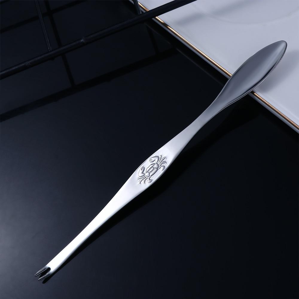 Crab and Lobster Double Headed Thin Seafood Utensils Lobster Spoons Crab Fork Crab Picking Tools