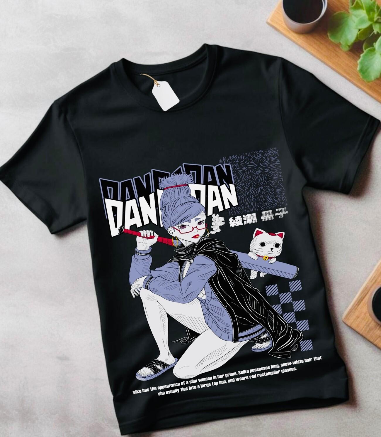 Anime T-Shirt Mens Womens Tees Top Okarun Momo Ayase Okarun Exclusive Anime GifT Shirt Mens Womens Tees Top gift S