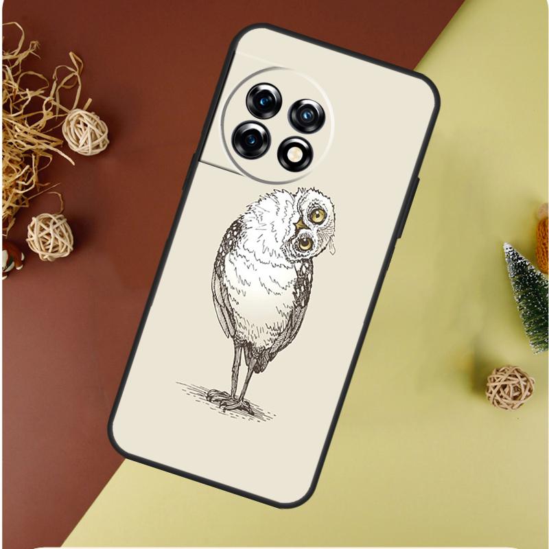 Fashion Cartoon Owl For OnePlus 13 12 11 12R 13R 9 10 Pro 8T 9RT 10T 10R Nord 4 CE 2 3 Lite N20 N30 Phone Case