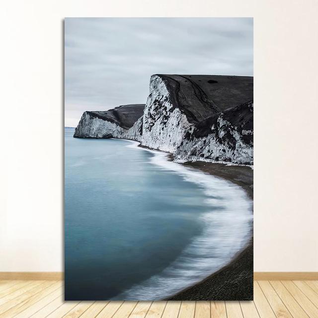 Poster Nordic Style Canvas Print Mountain Lake Painting Modern Scandinavian Home Decoration Wall Art Picture Nature Landscape