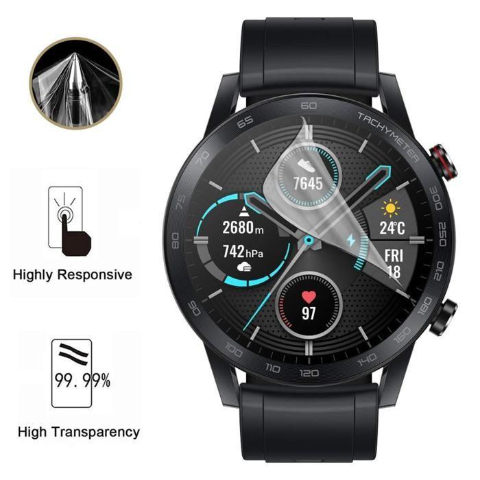 Screen Protector for Honor Magic 2 - 42mm [6 Pack] Ultra Thin Resistant Protective Plastic Film Phonillico