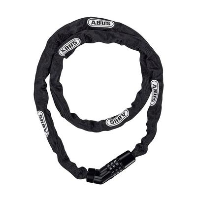 ABUS Reliable German Brand for 100 Years Bicycle Key Lock Road Bike Key Chain Lock Dial Type 110cm Black Genuine (Abus) Ultra-lightweight [4804C]