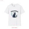 Purranormal Cat T Shirt Funny S For Lovers Halloween Apparel Soft Cute Pet Vintage Homme Comfortable Stretched Fashion