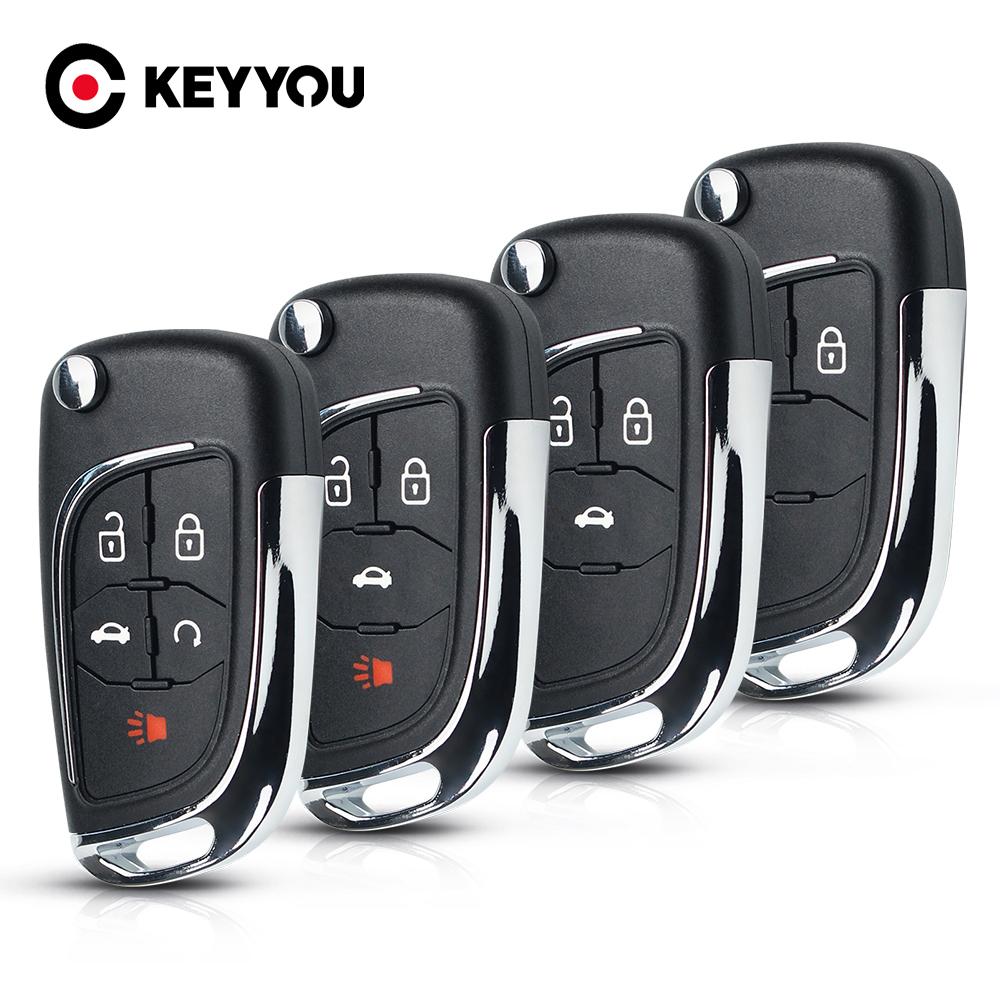 S Modified Flip Car Key Shell For Opel For Chevrolet Cruze Epica Lova Camaro Impala 2/3/4/5 Button Uncut Hu100 Case