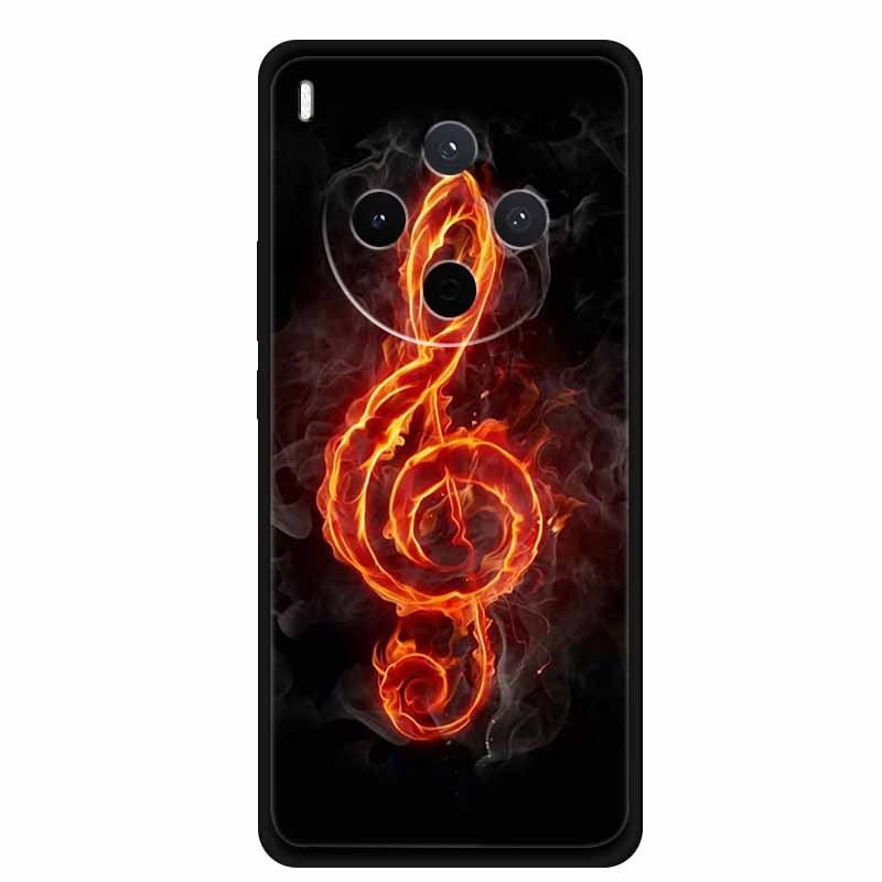 For vivo Y500 Pro 5G Case Flowers Soft Silicone TPU Phone Cases for vivoY500 Pro Shockproof Cool Wolf Animals Protective Cover