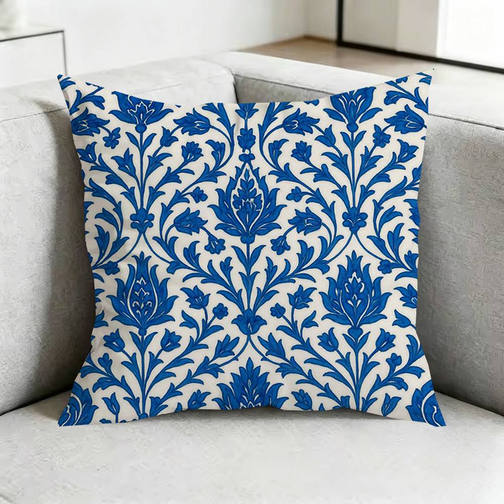 Art Iznik TileE Pillow Case Square DoubleSided Sofa Cushion Cover Bedroom Bedside Pillow Gift