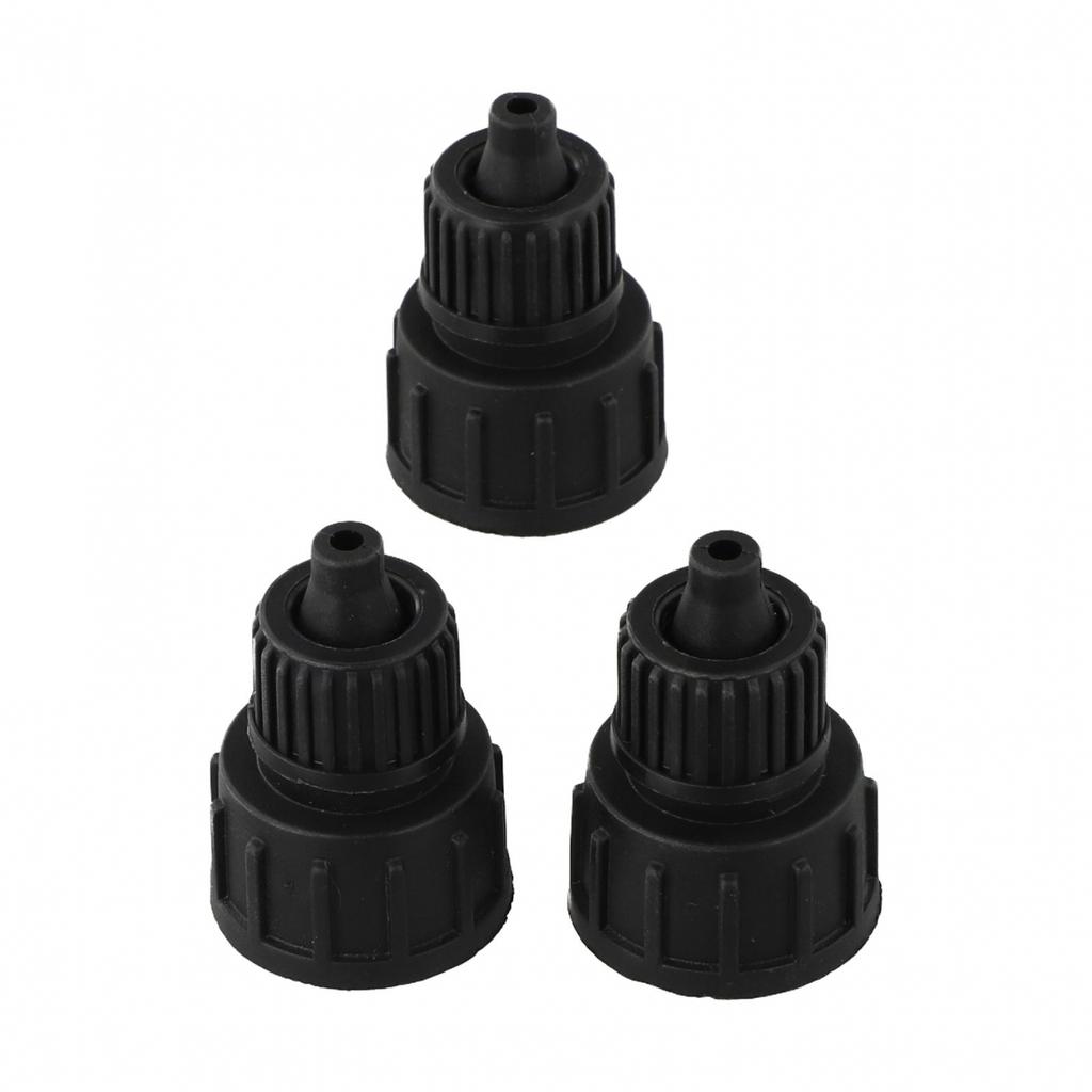 3 Pack Hose Adapter for Drip Irrigation Tubing Locking Technology Reusable