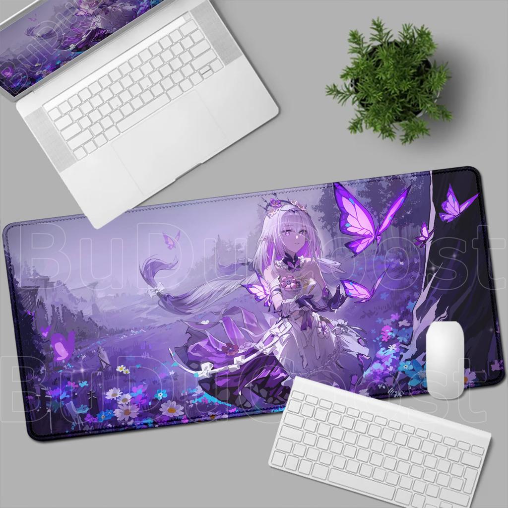 Pretty Cute Anime Girl Castorice Cyrene Evernight Hyacine Mouse Pad Laptop PC Mousepad Honkai Star Rail Anime Gaming HD Desk Mat