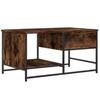 VidaXL Table basse chêne fumé 85,5x51x45 cm bois d'ingénierie 835341