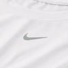 Nike Koszulka damska z długim rękawem z okrągłym dekoltem z odblaskowym logo Solid Biała FN2802-100