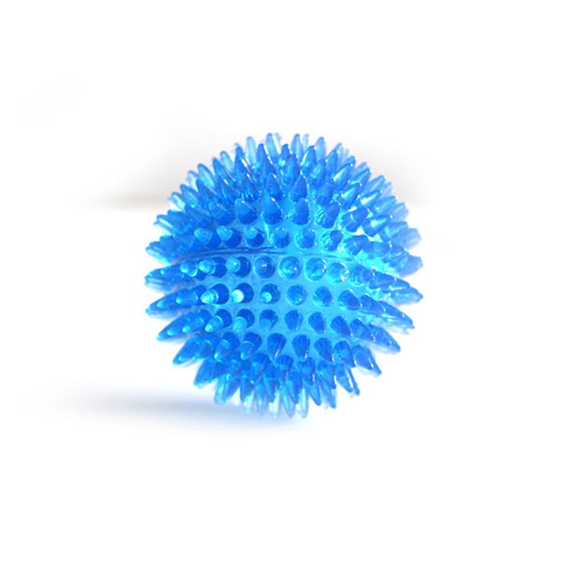 Dog Toys Squeaky Ball Interactive TPR Chewing Toy for Dogs Dental Cleaning Thorn Balls Supplies for Small Medium Large Dogs