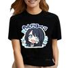 Camisetas Ado T Shirt Polyester Short Sleeve Popular Anime Shirt Unisex Kawaii Cute Cool Cartoon Classic Streetwear Tops