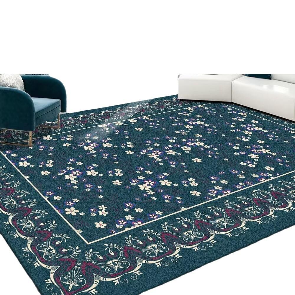 Koberec do obývacího pokoje nový světlý luxusní vysoce smyslový ložnice mycí plech ubrousek krém vítr imitace kašmíru velká plocha rohožka