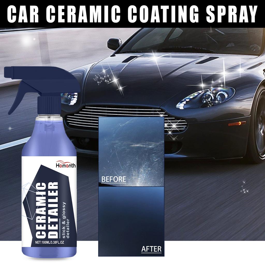 Car Ceramic Coating Spray Nano Polymer Sealant For Paint Protection Gloss Enhancement Water Spot Removal Detailing Accessories