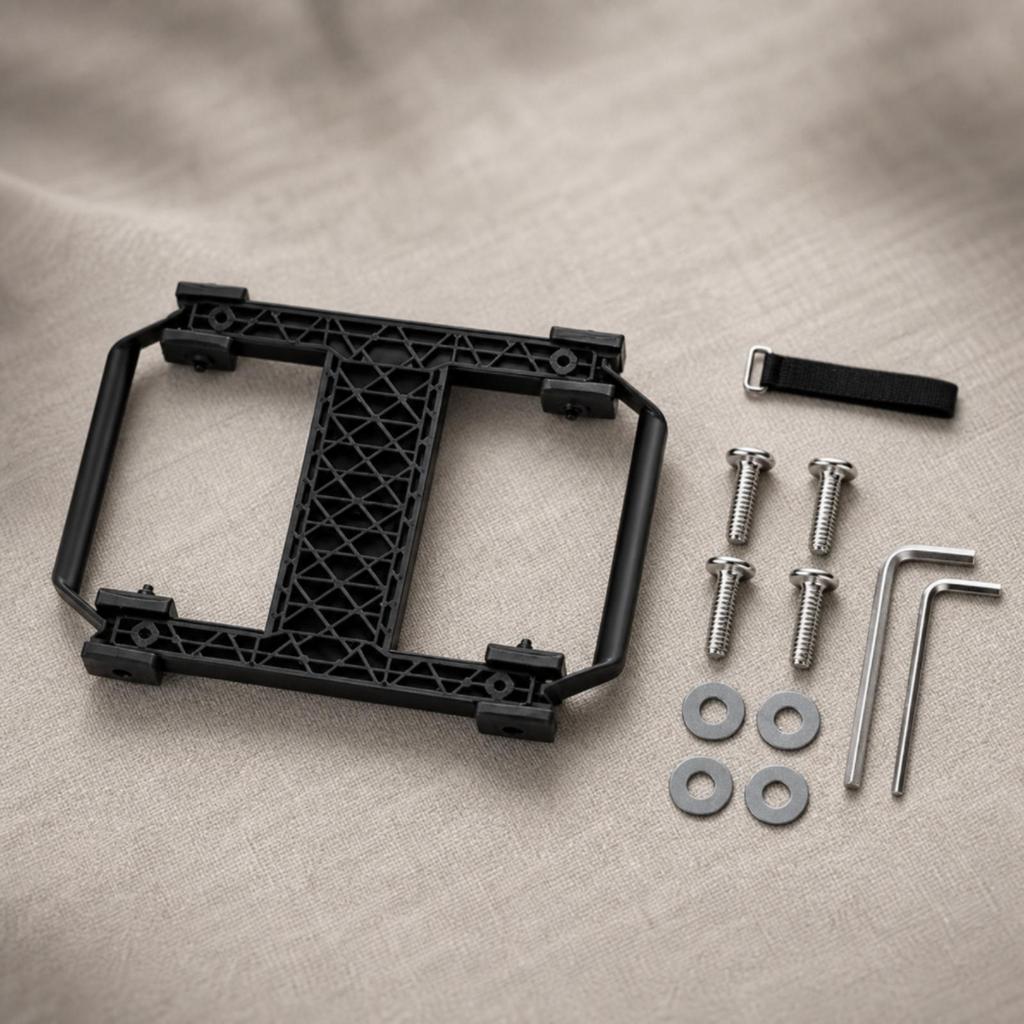 Mounting Bracket with Quick-Release Removable Hardware Black for Commuters