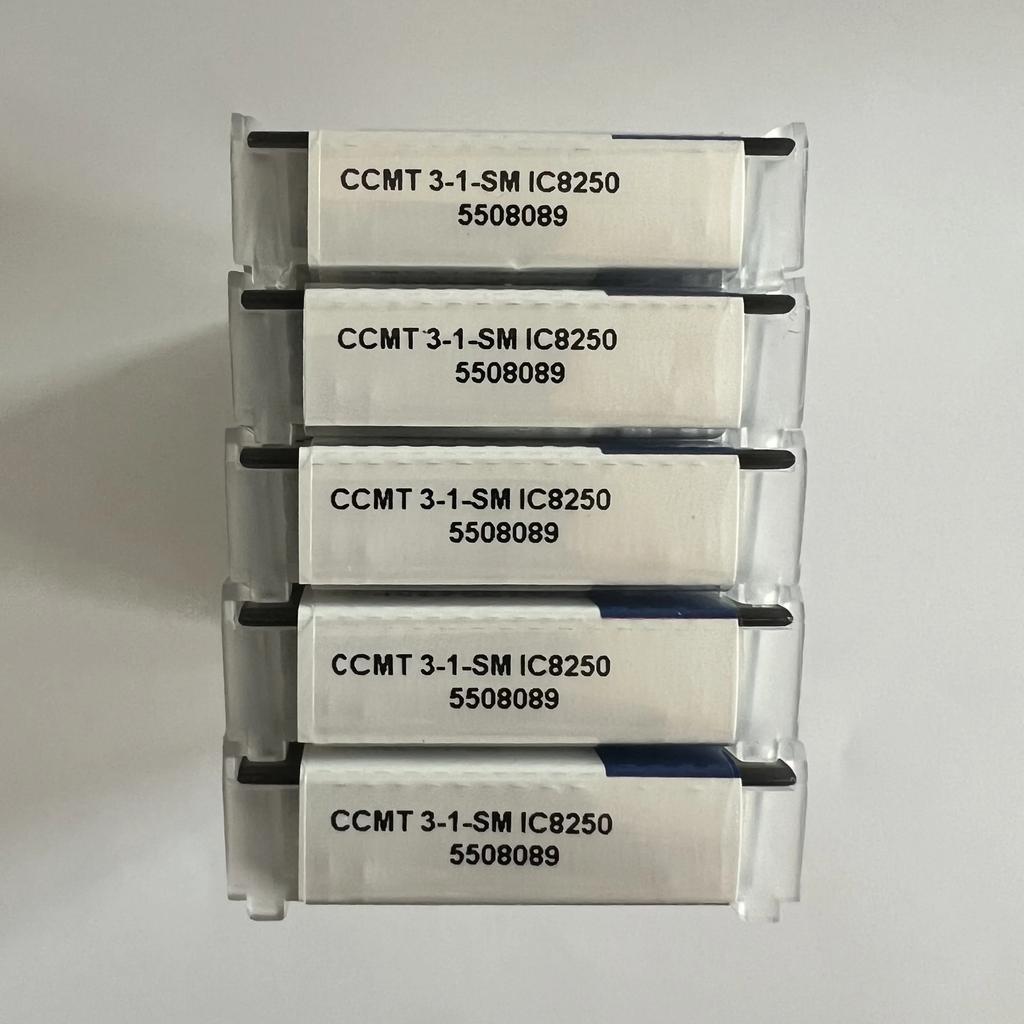 CCMT09T304-SM IC8250 /Industrial Indexable Carbide Inserts 10 Pcs
