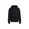 adidas Originals Trefoil Logo Print Pullover Hoodie Long Sleeve Sweatshirt Men Tops Black HM2655