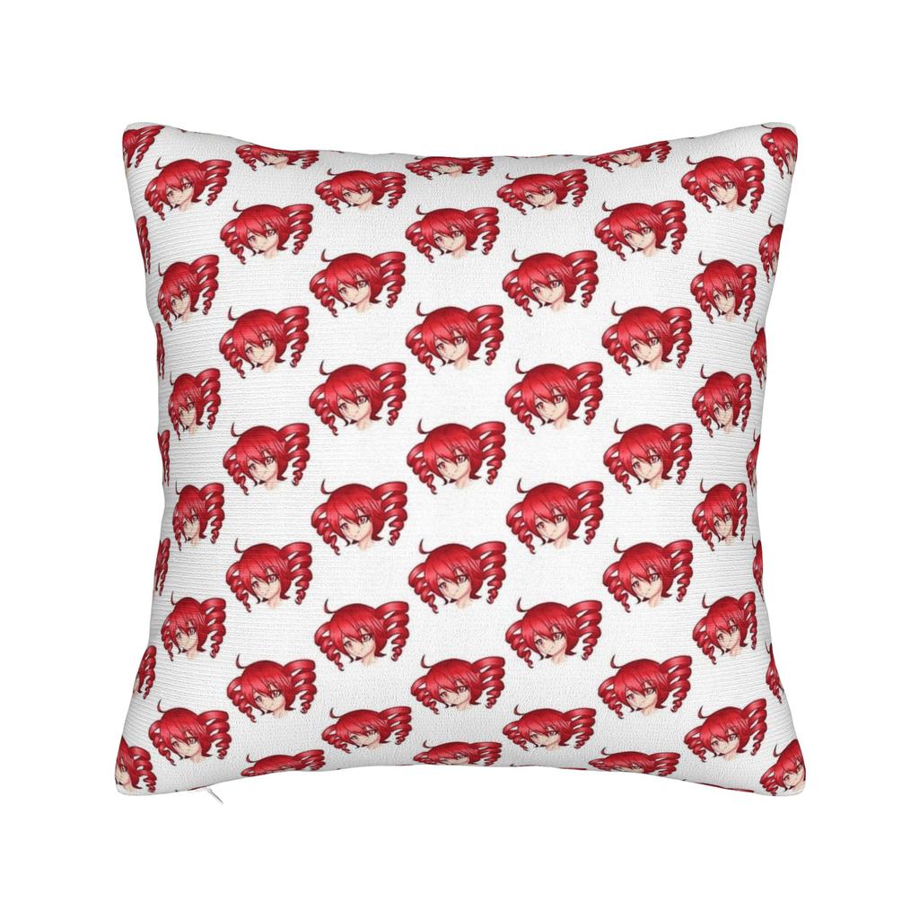 Pearto Poteto Anime Kasane Teto Virtual Singer Pillow Cover Square Pillow Case Cushion Cover Pillowcases For Home Decoration