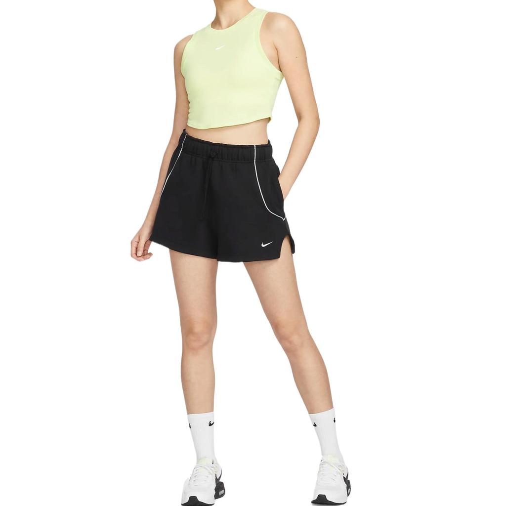 Nike Sportswear SS24 Soft Skin-Friendly Breathable Moisture-Wicking Casual Shorts Women Shorts Black FN2298-010