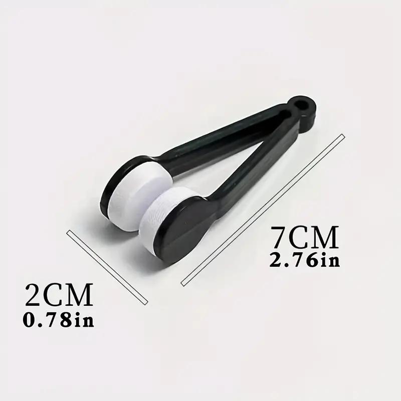 2pcs Portable Multifunctional sunglasses Glasses Microfiber glasses cleaning brush Cleaning tools