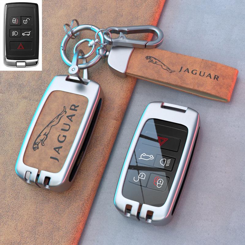 

Jaguar Key Case - Compatible with XEL, XFL, F-PACE, XF, F-TYPE Models (2022) - Unisex Car Shell Buckle Bag Accessory.