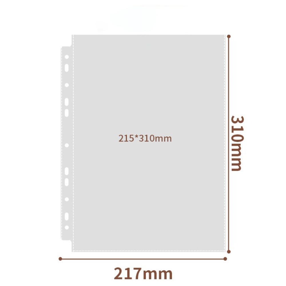 A4 Photocard Binder Sheets Transparent PP Acid Free Photo Album Refill Pages Multiple Pockets Sleeve Card Stamp Die