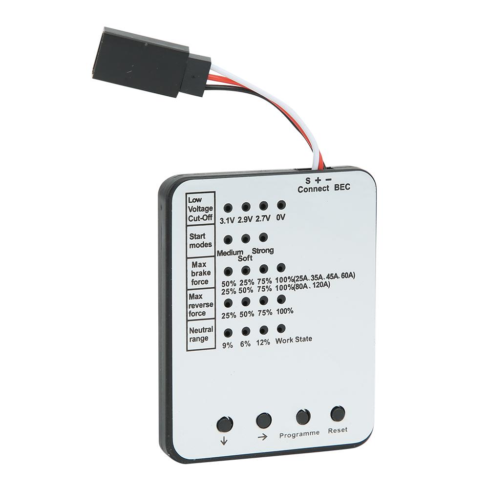 SURPASS HOBBY A1 Version LED Program Card 61 X 48 X 6mm RC Car AccessoriesBlack White